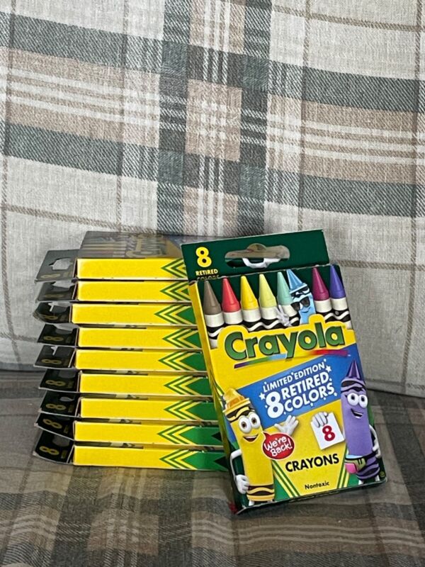 Crayola Crayons Limited Edition with 8 retired colors! (1 box)