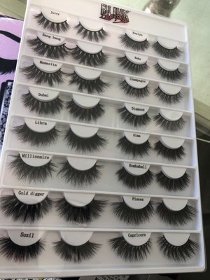 Mink Lashes 15mm-18mm Mix Styles 16 Pair iBlink Blink Book