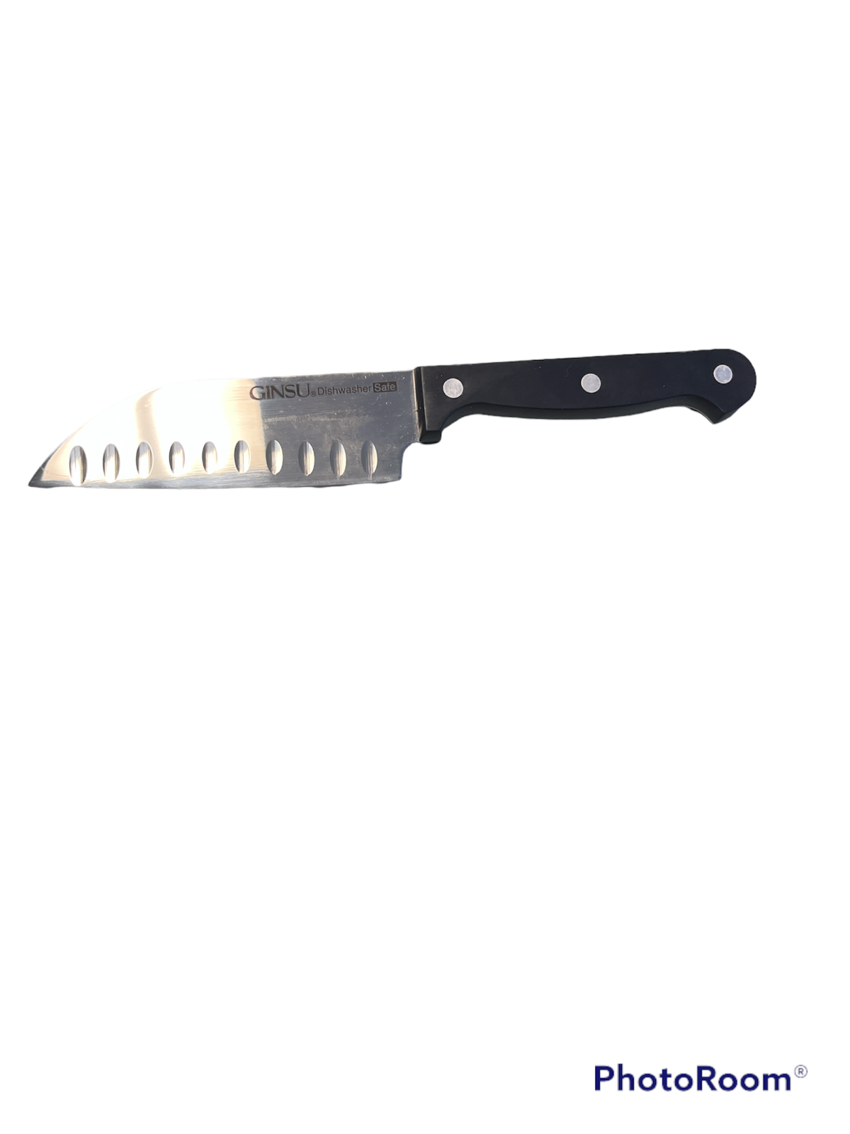 Ginsu Black handle santoku knife stainless steel dishwasher safe kitchen knife