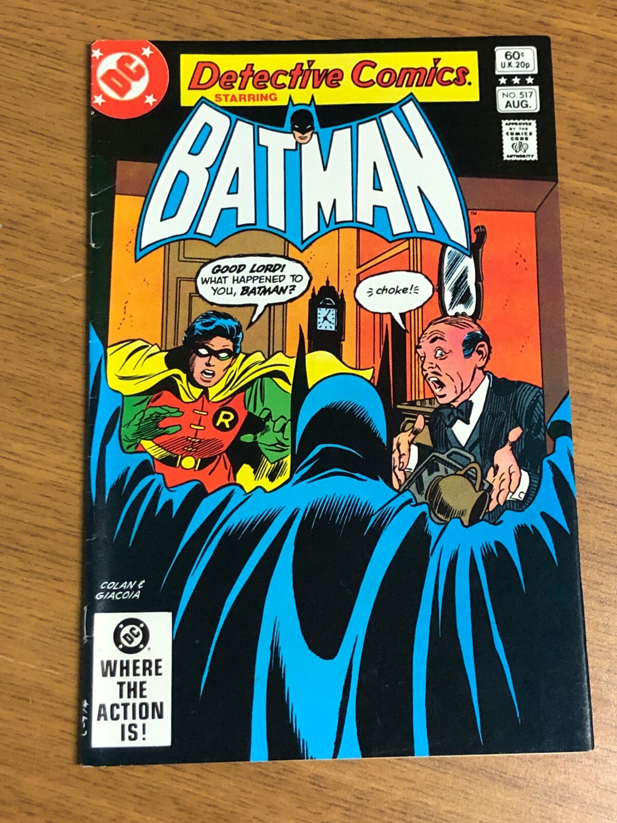 1982 DC COMICS GROUP DETECTIVE COMICS STARRING THE BATMAN