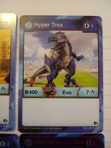 Bakugan Brawler Battle Planet Card Lot of (4) AQUOS hyper mantonoid ultra etc..