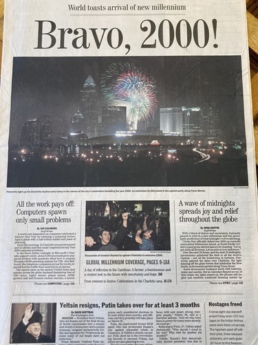コレクション Millennium Britain Diary 2000 Sunday Times (London) January 2 2000 millennium souvenir