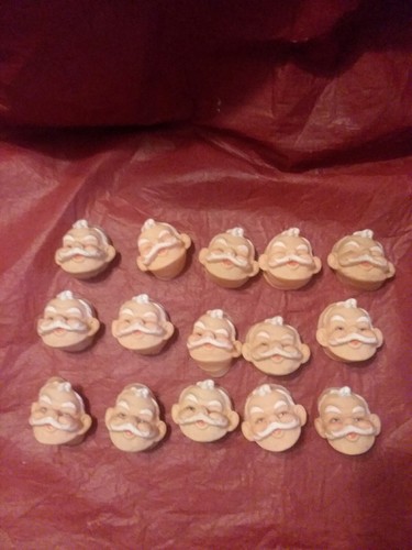 29 Vintage Santa Faces For Doll Crafts, Etc.