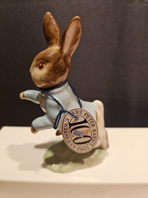 NEW Vintage 1989 ROYAL ALBERT Peter Rabbit ENGLAND Beatrix Potter FIGURINE Warne