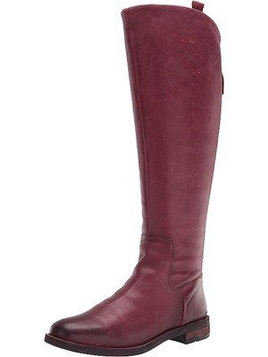 

Женские кожаные сапоги для верховой езды FRANCO SARTO Maroon Meyer на блочном каблуке 9,5 м WC, H4591L1