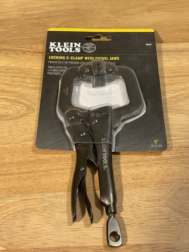 Klein Tools 38620 Locking C-Clamp With Swivel Jaws 6 Inch | eBay
