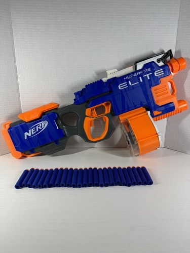 NERF HYPERFIRE ELITE トイガン Amazon.com: Nerf HyperFire Motorized Elite Blaster, 25-Dart