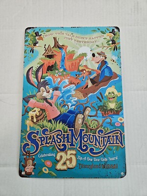 Splash Mountain Aluminum Wall Decor Briar Rabbit