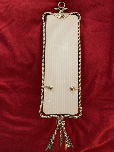Vintage 17 Inch Hanging Mirror & Candle Holder. Truly Beautiful Check Pictures.