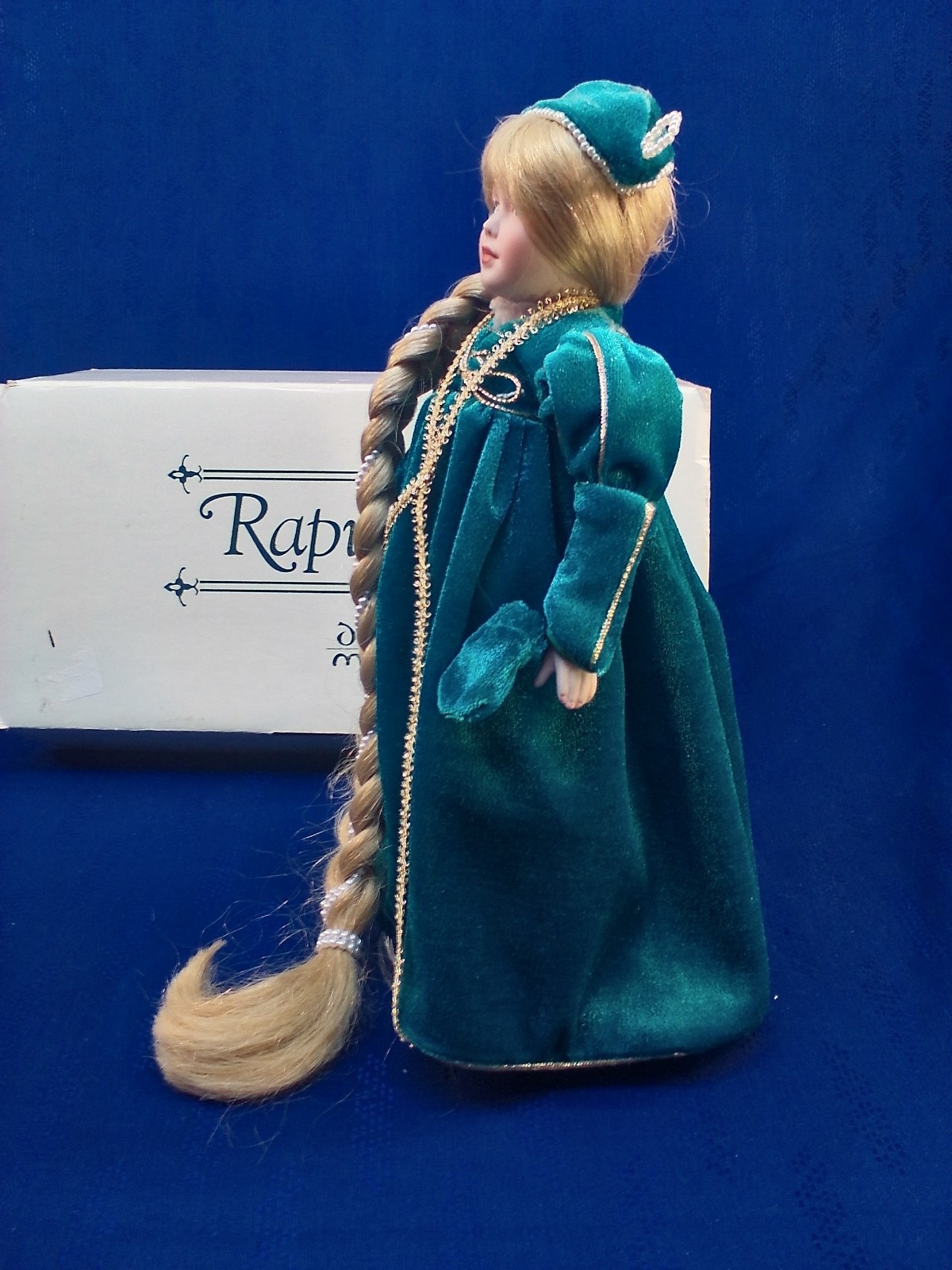 Vintage 1987 Rapunzel Doll from the Danbury Mint in box Collectible Blond Hair