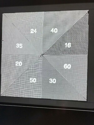 RMI 141 Gammex Nuclear associates Pie Mesh xray test tool Phantom Keithley RTI 7