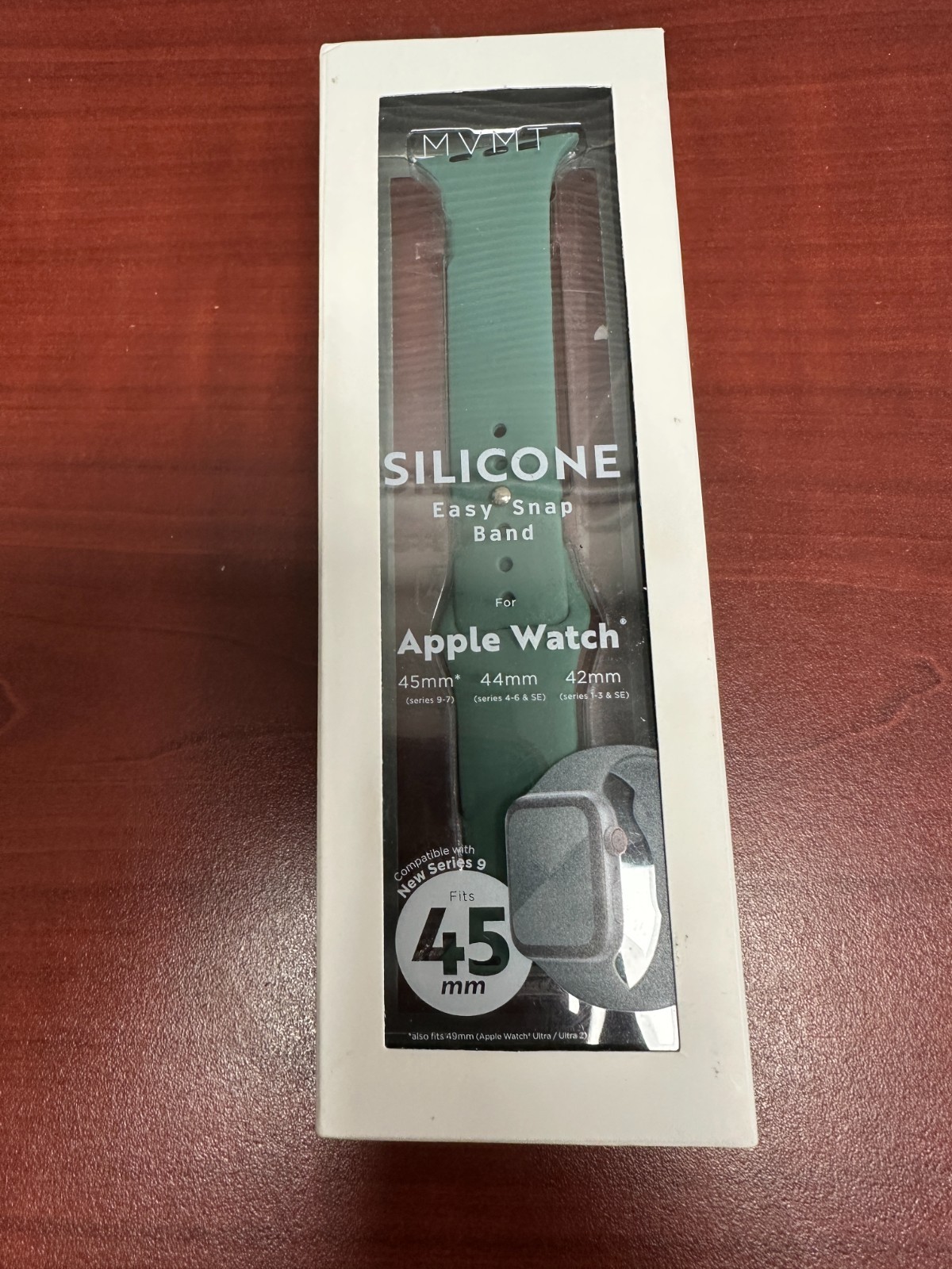MVMT Magnetic Silicone Watch Band For Apple Watch 45MM 44MM 42MM Green NEW