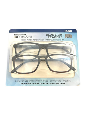 XtraSight by Foster Grant Reading Glasses 4847A-B (2 Pack)