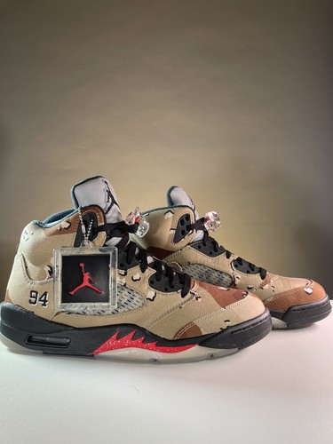 Jordan 5 Retro x Supreme Desert Camo 2015 - Size 11 New In Box | eBay