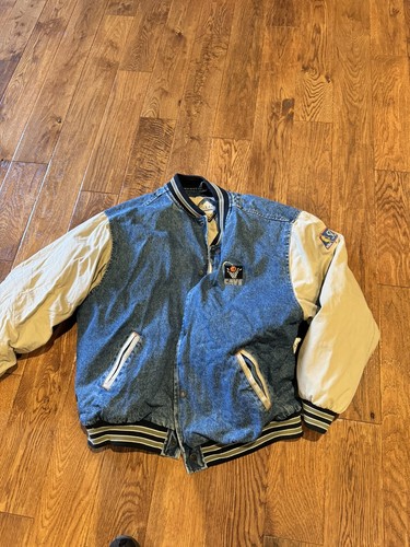 RARE 1997 NBA All Star Weekend Denim Coat Jacket Cleveland