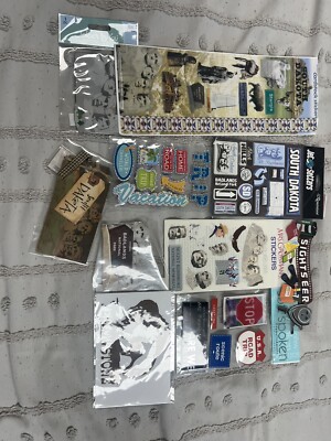 North Dakota Stickers Scrapbook Embellishments Craft Badlands NEW 10 Lot Travel