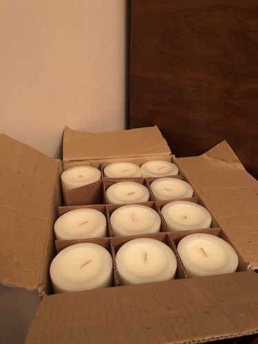 NEW 11 Count Ivory Pillar Candles Richland 6002 2.8
