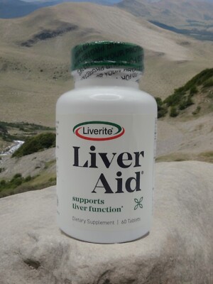 Liverite LIVER AID 60 tablets ~Energy cleanses impurities Support SEALED 07/2026