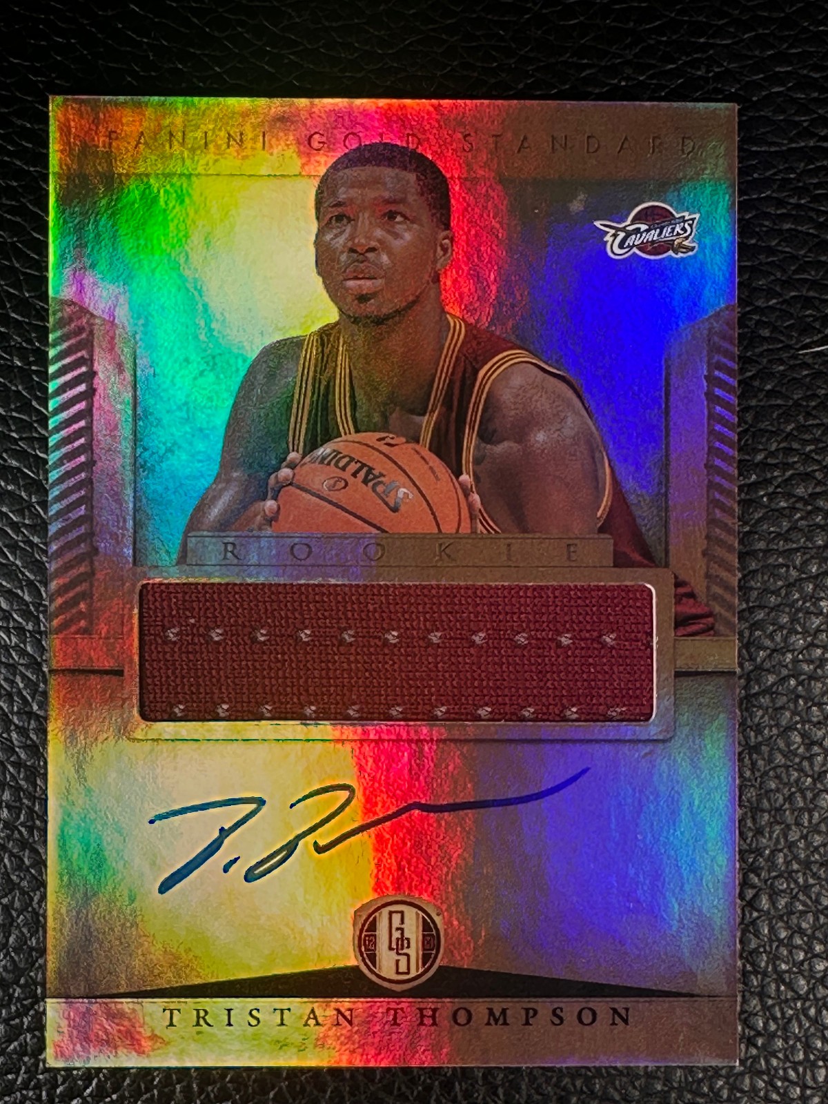 2012 Panini Gold Standard #302 Tristan Thompson Auto Jersey RC Rookie