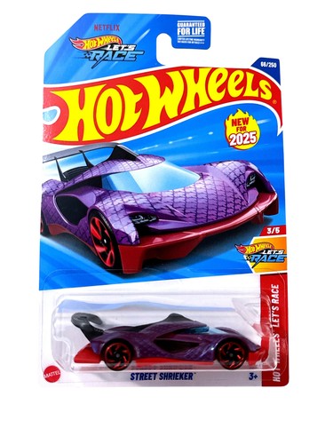 STREET SHRIEKER -#66 Purple, 2025 Hot Wheels C-Case Opens in