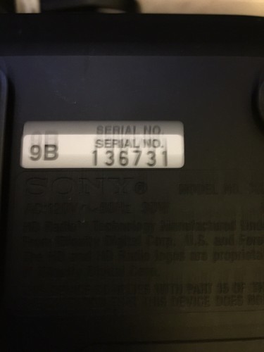 Sony XDR-S10HDiP HD FM/AM Radio iPod Dock