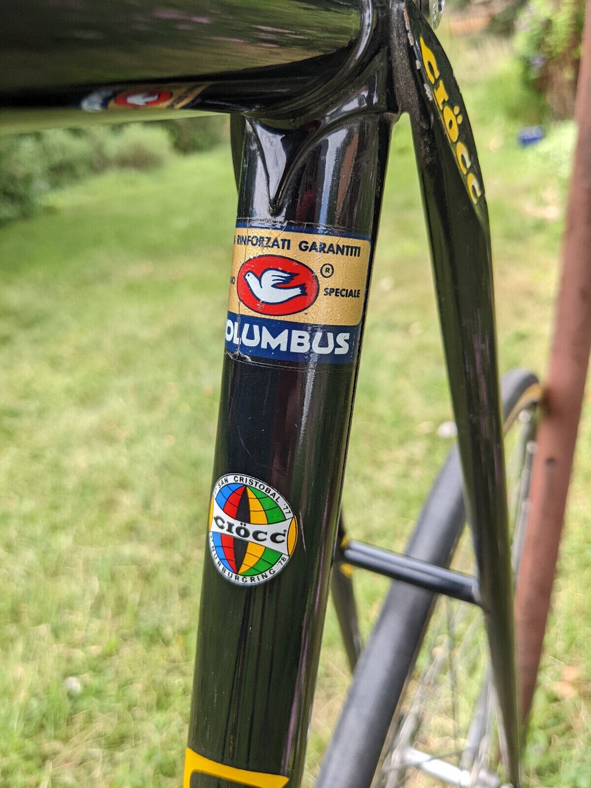 Ciocc Track Pista Fixed gear bike with Suntour Sugino 75 cinelli De rosa colnago