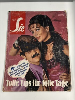 Vintage FUR SIE Fashion Magazine, German VOL 1 December 1969 Germany
