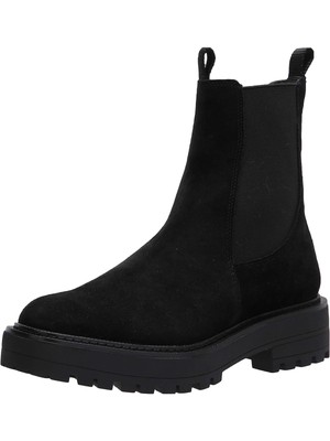 

SAM EDELMAN Женские кожаные ботильоны Laguna с круглым носком и блочным каблуком черного цвета, размер 7,5 м, Черный, H2680L8