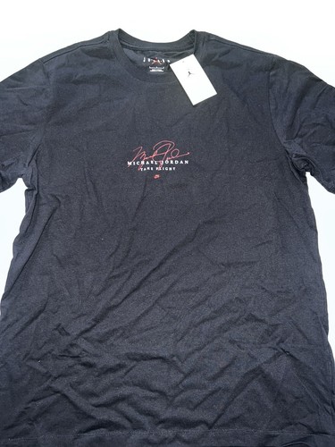 Men's JORDAN Essentials Graphic T-Shirt Black Sz S-XXL $35