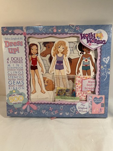 Holly Hobbie & Friends 2007 Fashion Dress Up Dolls Scrapbook