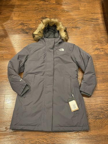 Pre-owned The North Face Arctic Parka 550 Down Waterproof Warm Jacket Gray Size Xl