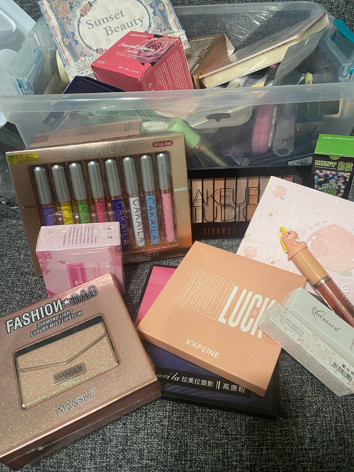 Makeup and Skincare Lot 11 pieces + Free Gift Items Travel and Full Sized ~NEW~