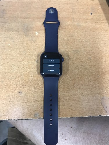 Apple Watch Series 6 40mm Blue Case W/Fluoroelastomer Band