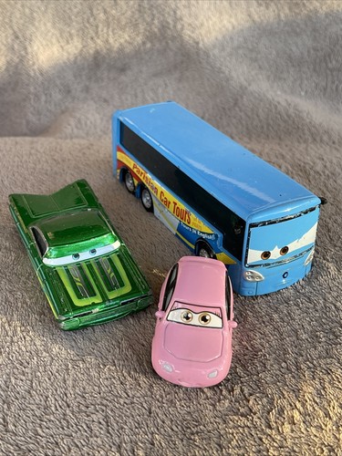 Disney Cars Deluxe Emmanuel Parisian Tours Bus, Chuki