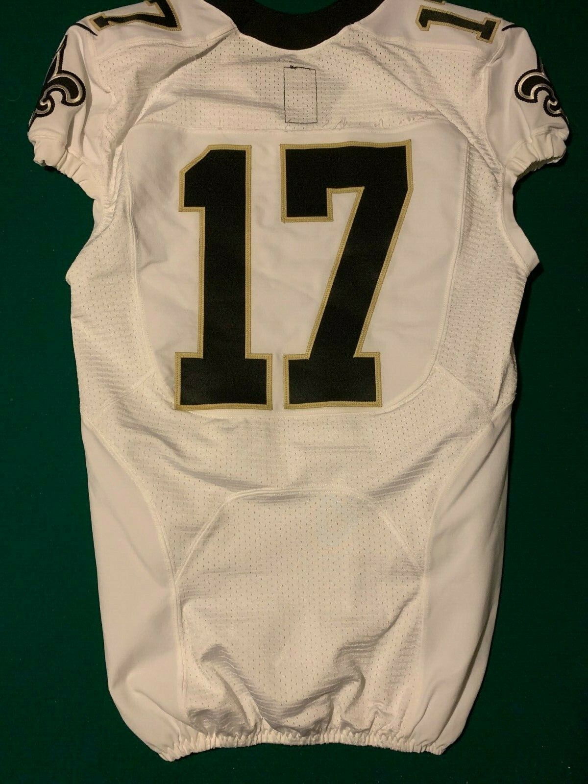 #17 New Orleans Saints Size 40 Game Worn / Issue Jersey - Meachem's #17