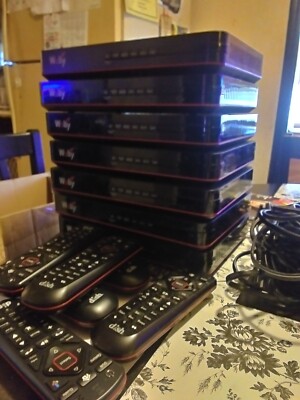7 Dish Network Wally Single-Tuner HD Satellite Receiver 6remote Fast 2-Day Ship 