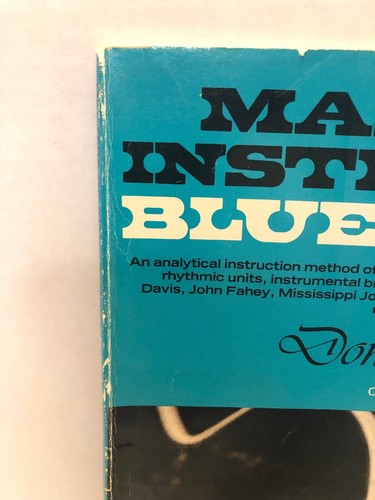 1968 MASTERS OF INSTRUMENTAL BLUES GUITAR Donald Garwood SHEET MUSIC Song Book