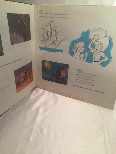 Walt Disney PETER PAN RECORD WITH Booklet Vinyl DISNEYLAND ST ST 3910