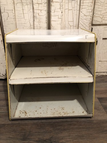 Vintage Yellow Flower Double Bread Box