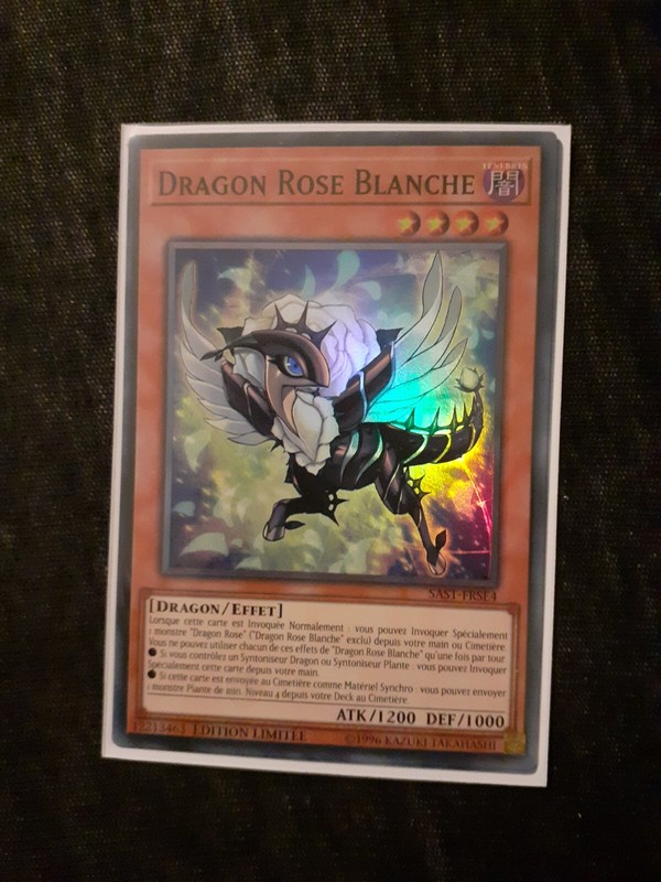 Dragon Rose Blanche Sast Frse4 Super Rare Vf