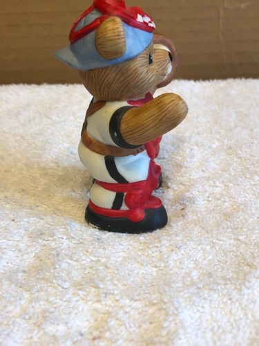 Home Interiors And Gifts Bear Baseball Catcher Figurine