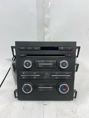10 LINCOLN MKZ Radio Receiver CD Player (if equipt)