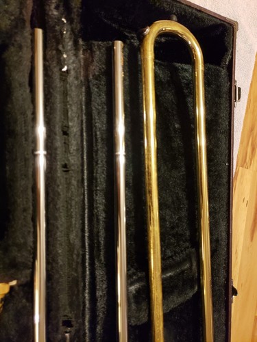 YAMAHA YSL-354 Trombone # 059315A with Case and bach 6 1/2 AL Mouthpiece
