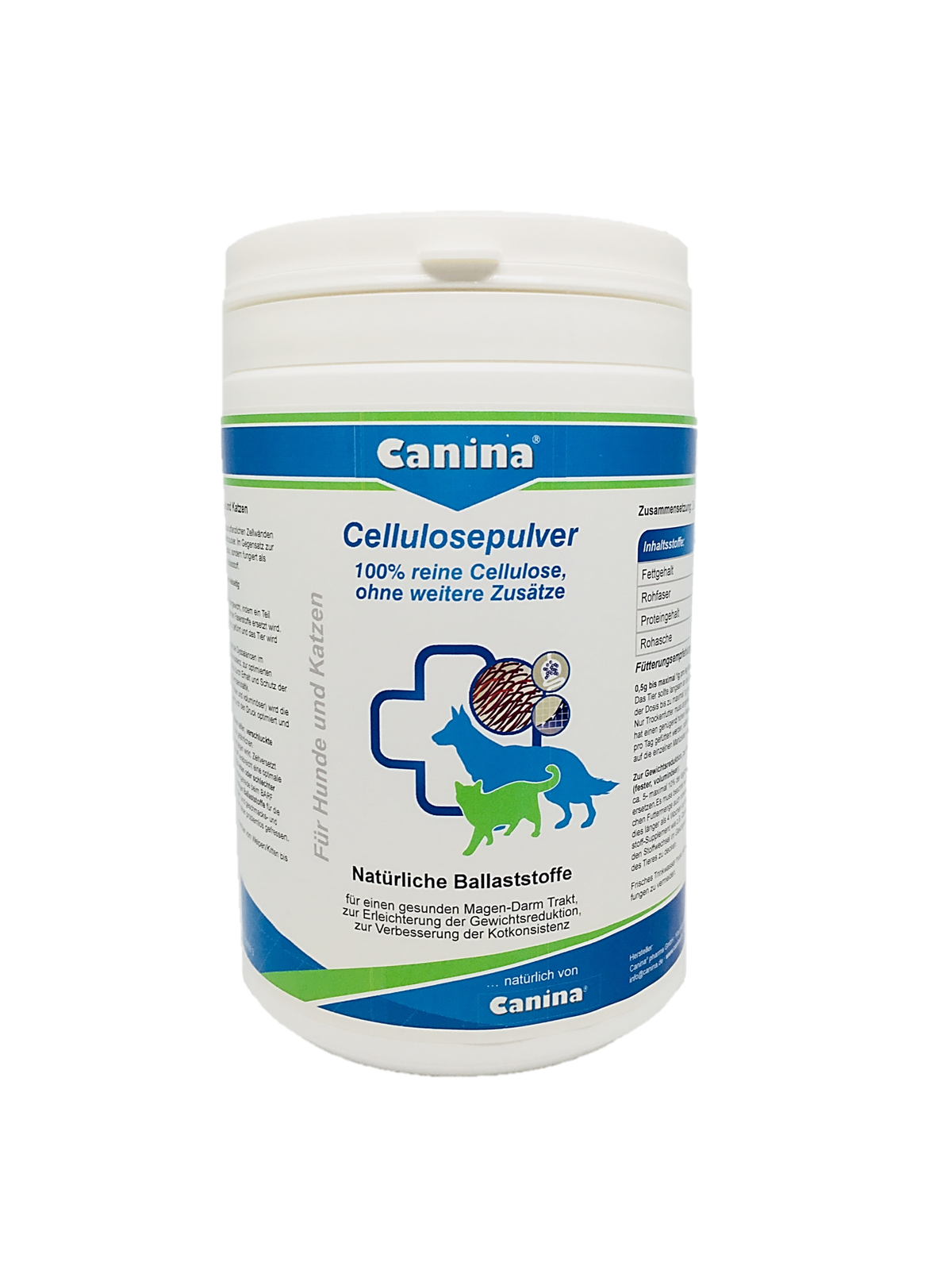 Canina Cellulose Pulver zur Gewichtsreduktion 400 g - natürliche Ballststoffe