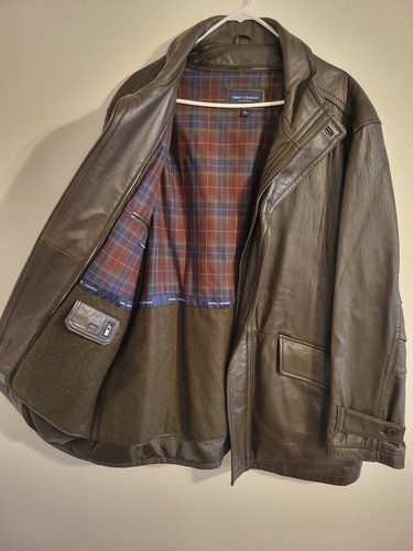 Daniel Cremieux Leather Jacket Size Large (New Zealand Lamb