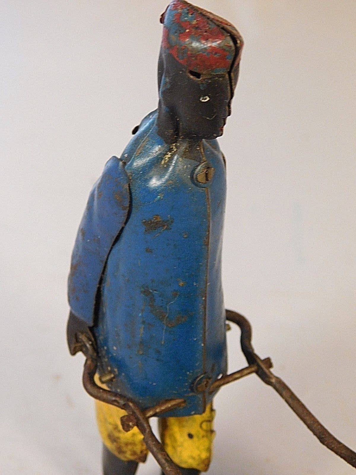 ANTIQUE WIND-UP STRAUSS TIP TOP PORTER BLACK AMERICANA