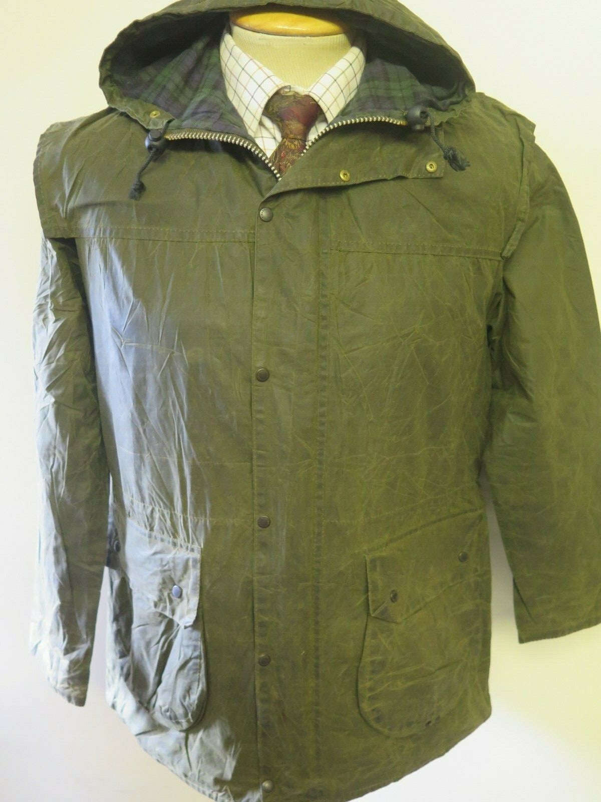 barbour winter durham waxed jacket