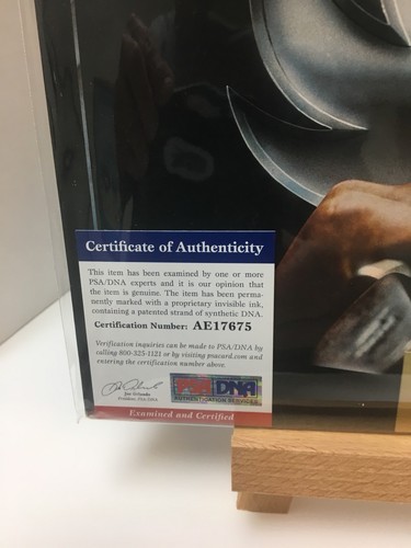 HANK WILLIAMS JR. SIGNED MAN OF STEEL LP COA PSA HOLOGRAM !!!