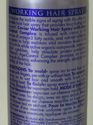 ALTERNA CAVIAR WORKING HAIR SPRAY 15.5oz