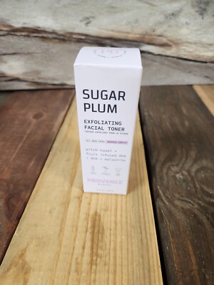 Provence Sugar Plum Exfoliating Facial Toner NEW 4oz